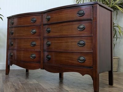 Vintage 1950s Harmony House Serpentine Dresser