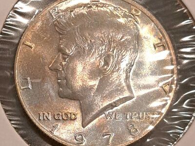 Uncirculated 1978 P Kennedy Half Dollar Coin