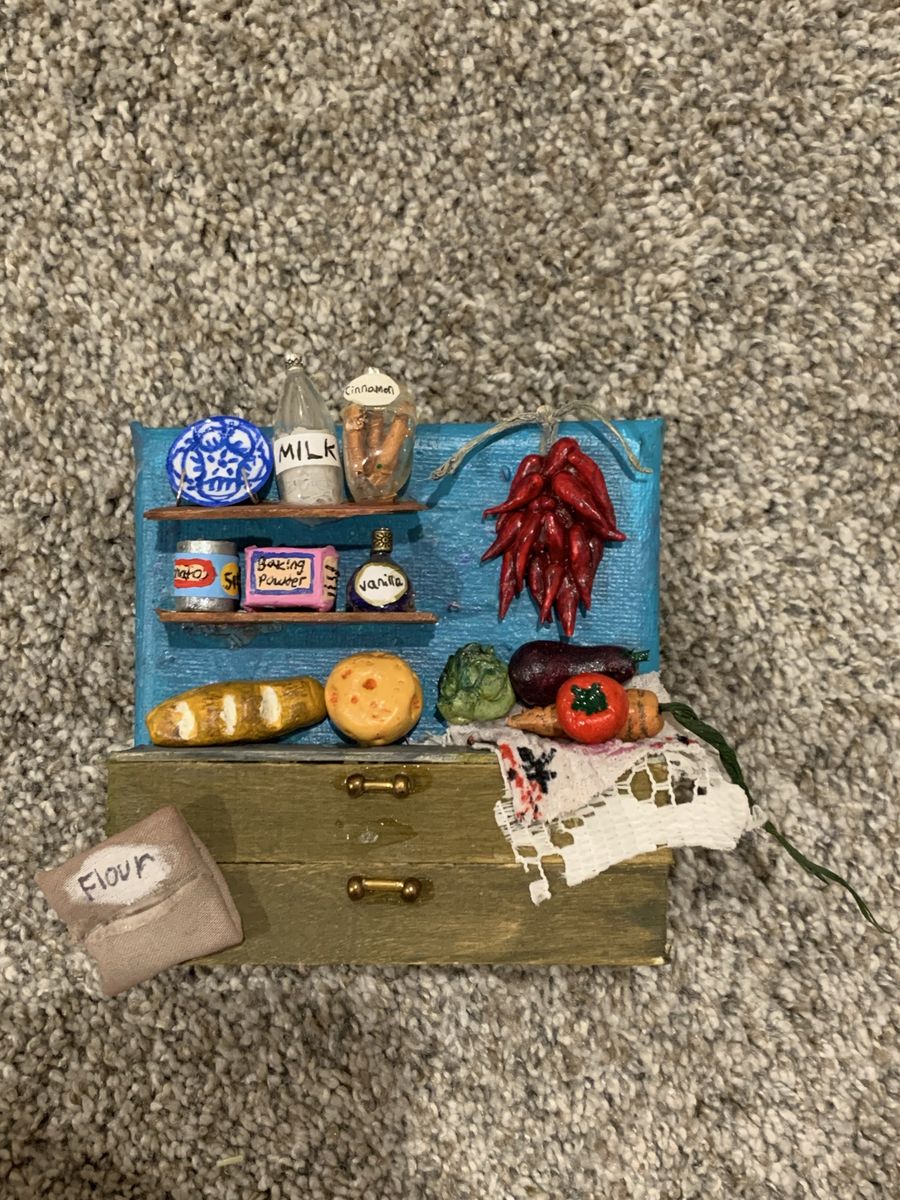 Miniature Kitchen Art piece