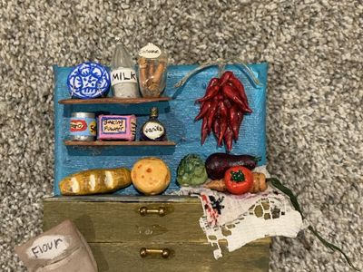 Miniature Kitchen Art piece