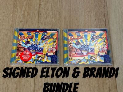 Elton John & Brandi Carlile-SIGNED 2 CD Bundle