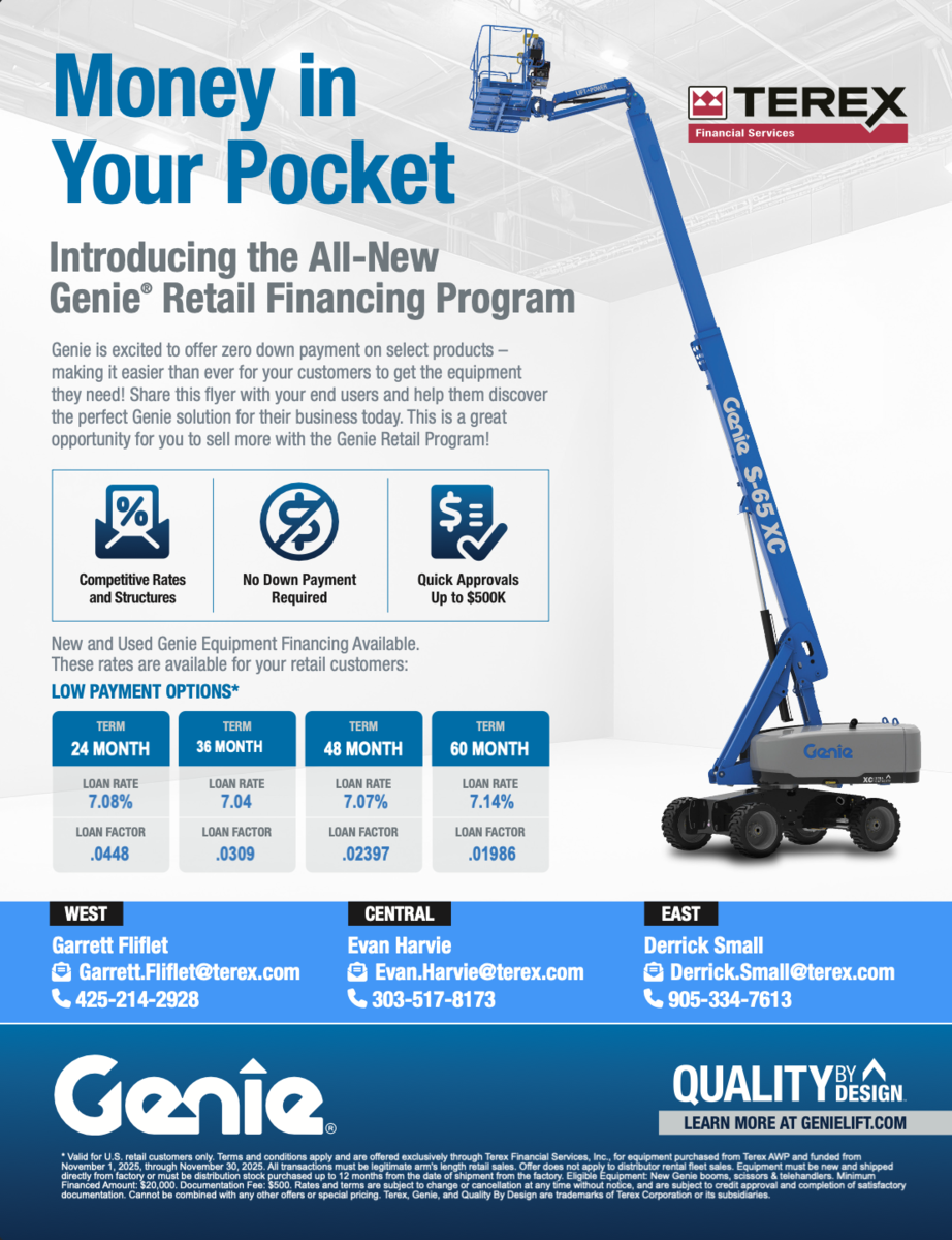 2025 New! *Enclosed Cab* Genie GTH-1056 Forklift Telehandler (id.7307)