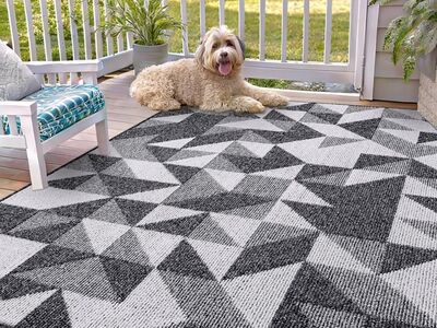 OLANLY Large Door Mat Indoor Entrance Washable 71x47