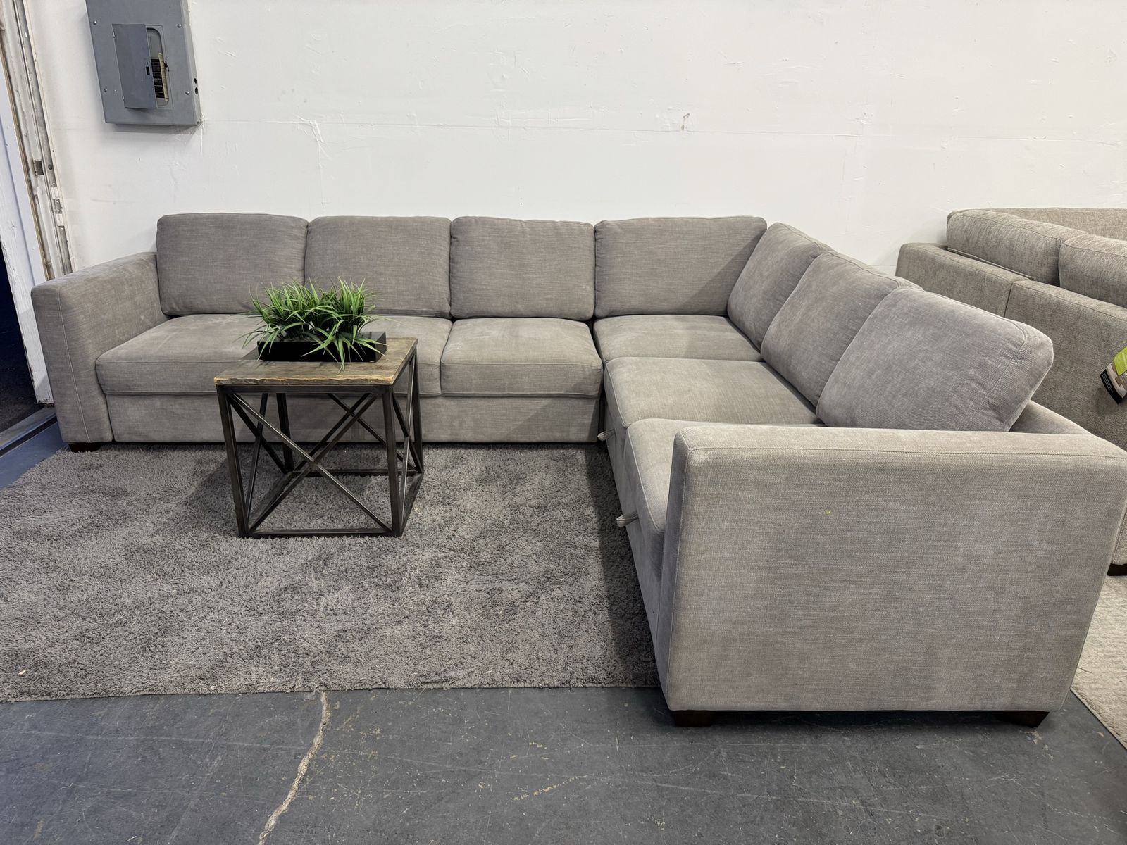 GRAY COSTCO SECTIONAL SLEEPER SECTIONAL SOFA COUCH