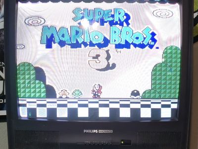 Phillips Magnavox 26 in retro gaming tv