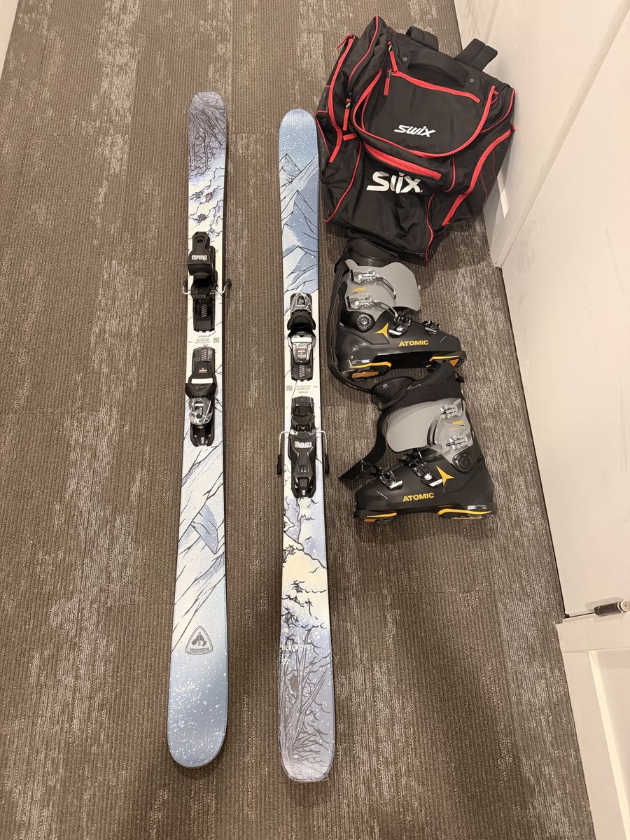 PRICE DROP - Rossignol Skis 170cm, Atomic Hawx Ski Boots, & Swix Ski Bag - Complete Set
