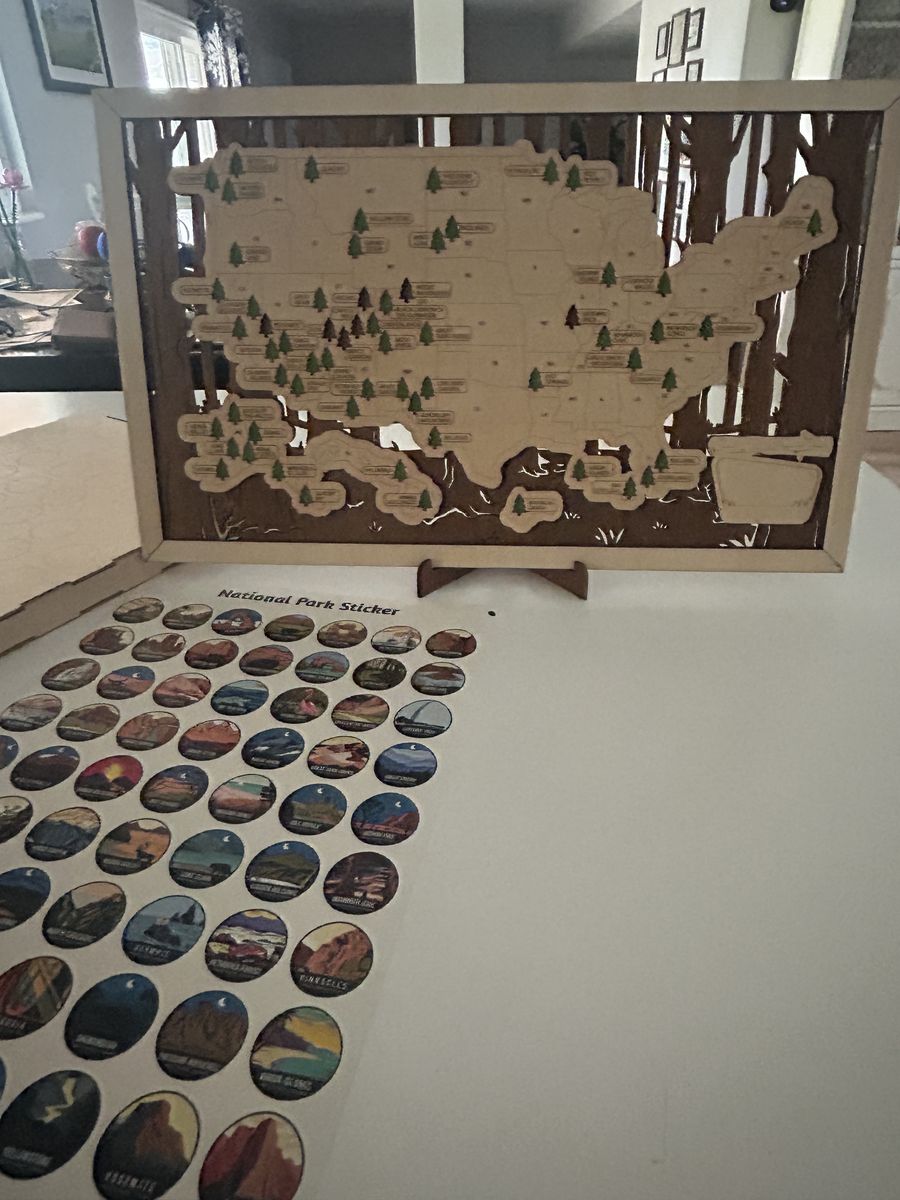 National Parks Tracker Map