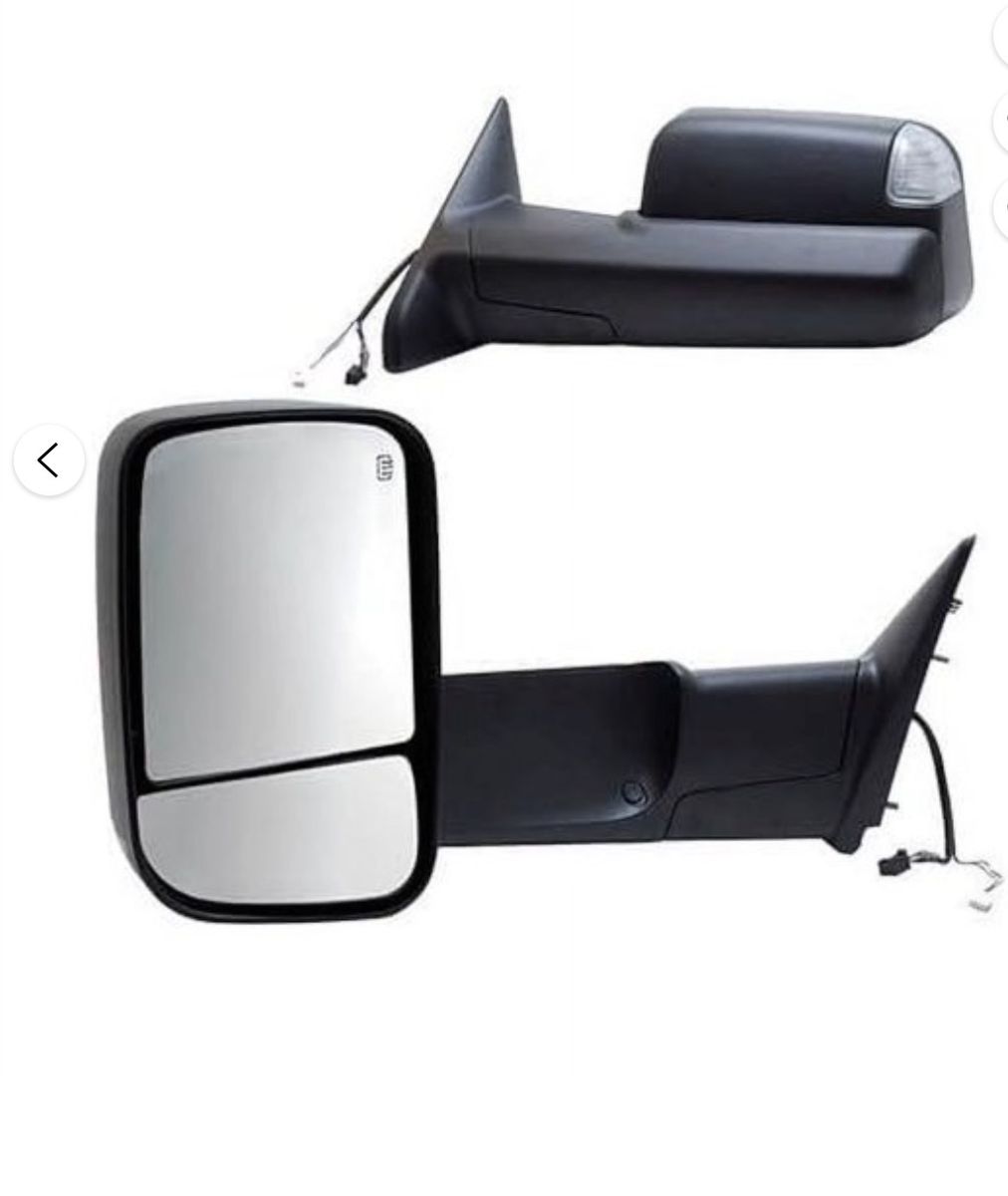Longling Tow Mirrors for Dodge Ram 1500 2500 3500 (2013-2018)