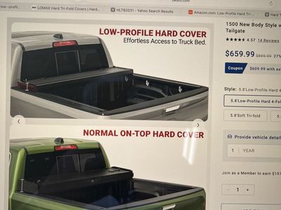 HARD TRI-FOLD LOW PROFILE 5.8 ft Bed