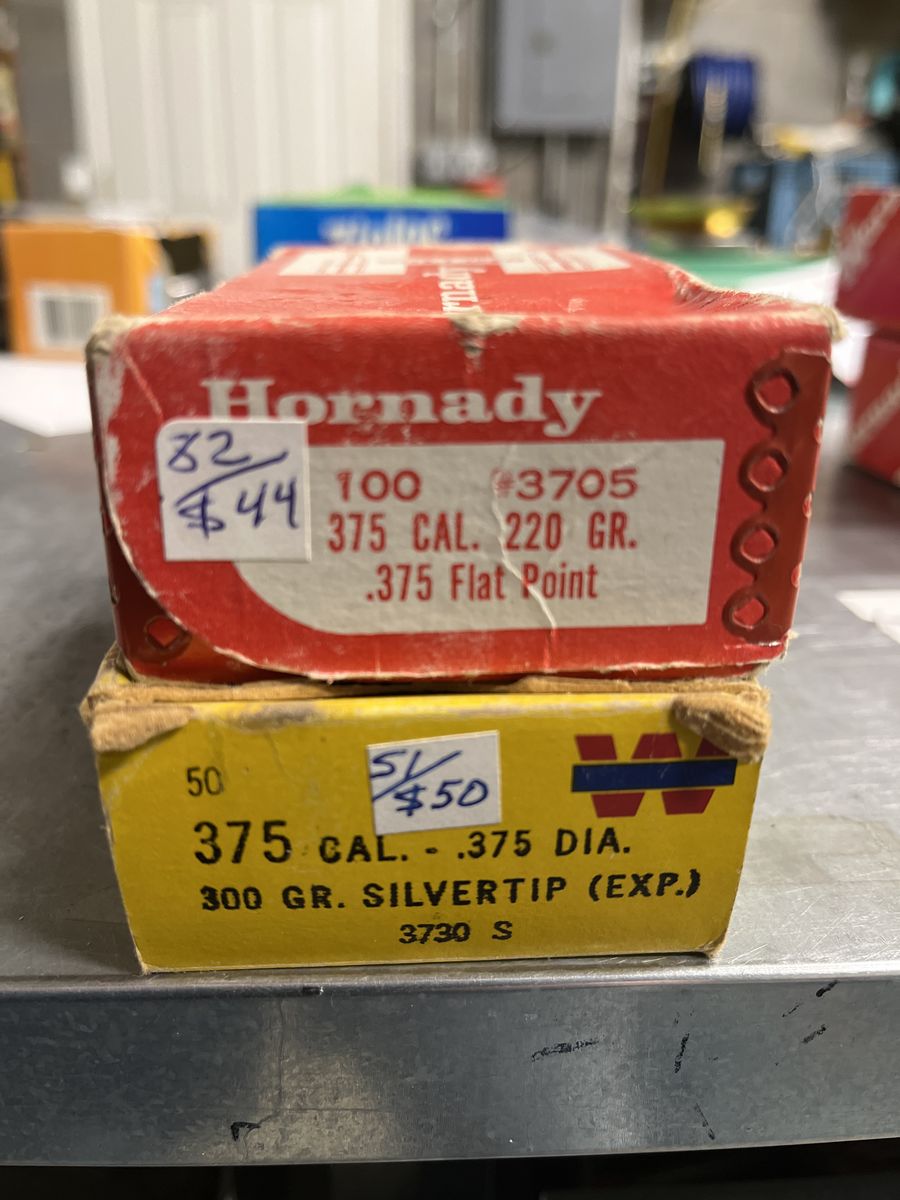 375 Cal Bullets.