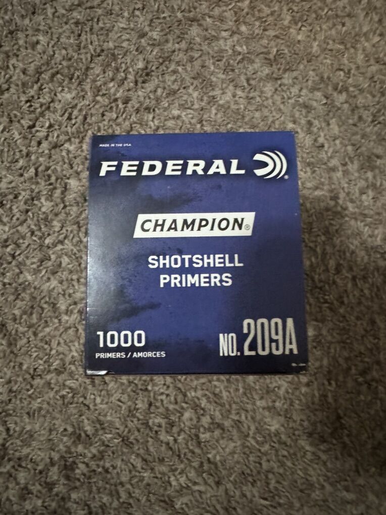 Federal 209 Shotgun Primers 1000ct