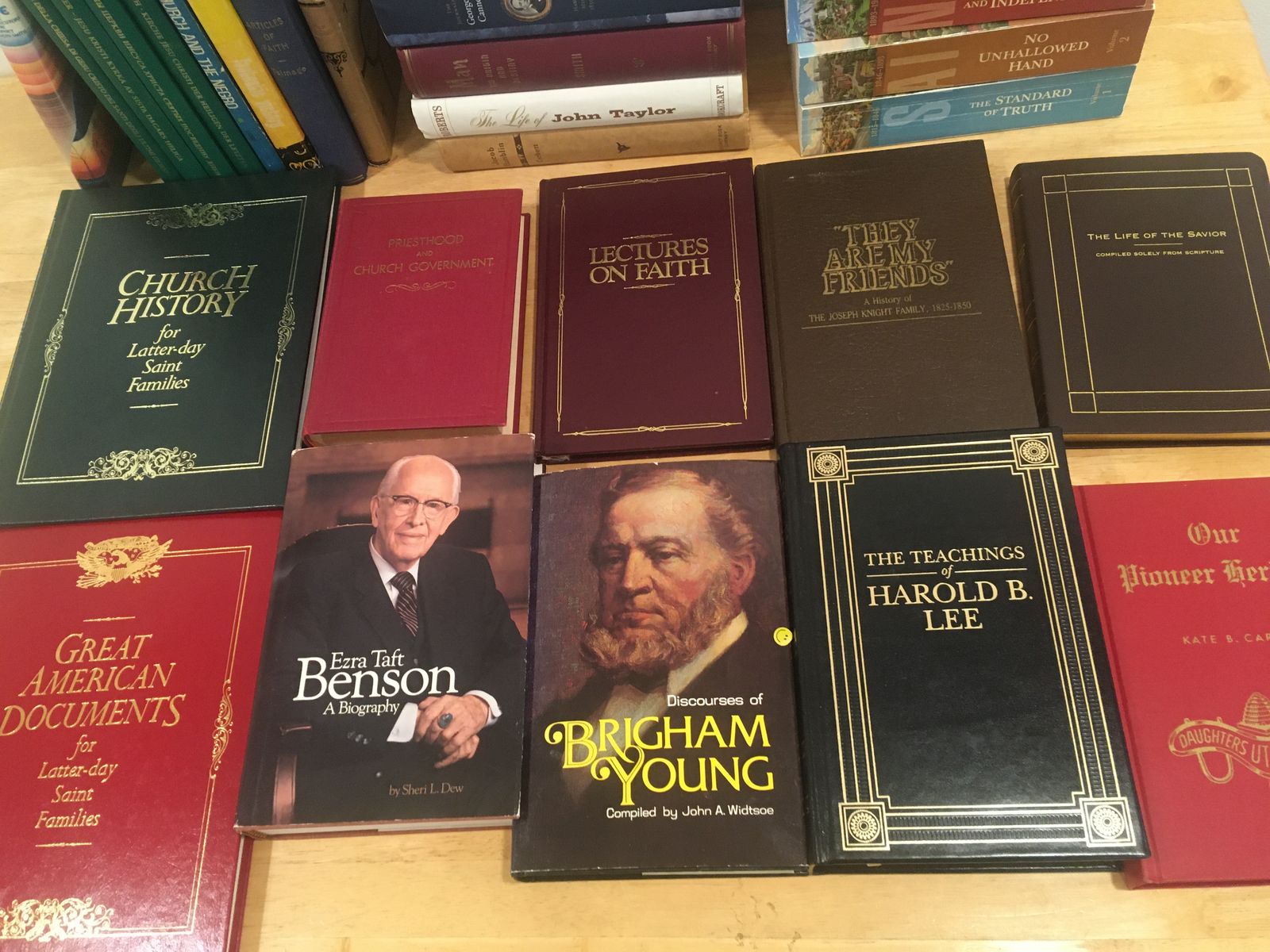 LDS Church History, Biographies, and Historical Hardcover Books Collection