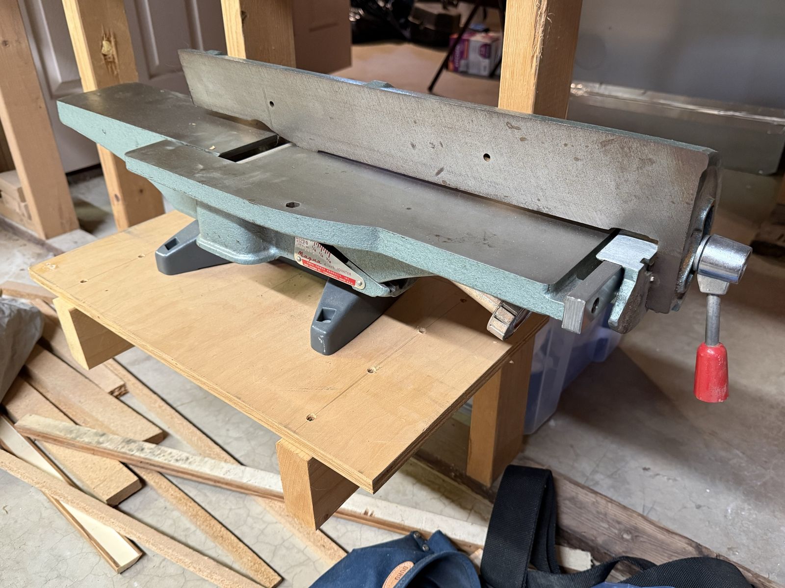 Magna 620-C 4-inch Jointer - Vintage Yuba Power Products Woodworking Tool
