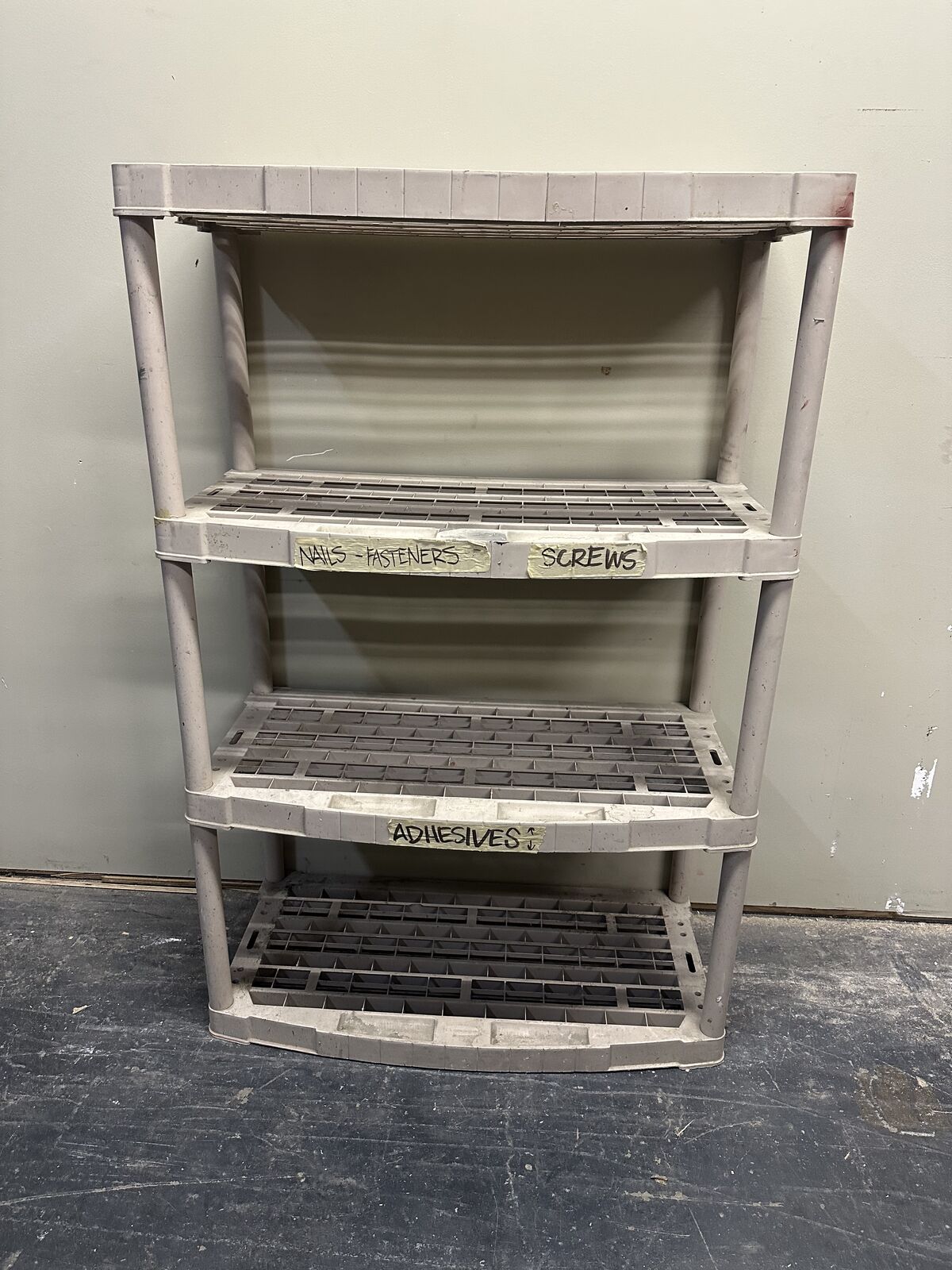 Shelfing Heavy Plastic Great For Garage