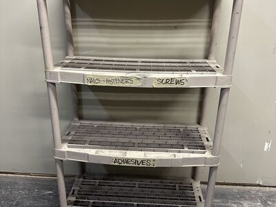 Shelfing Heavy Plastic Great For Garage