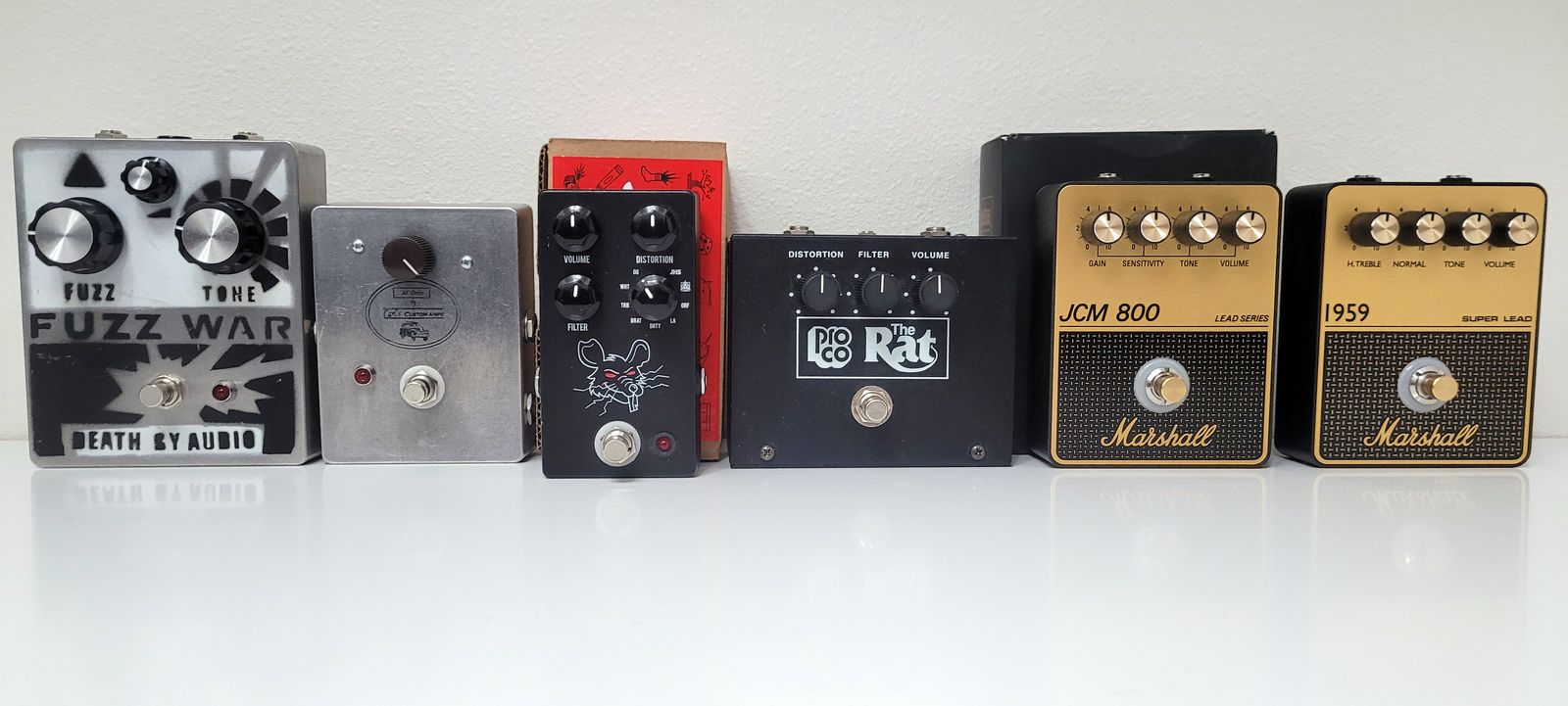 Various Effect Pedals For Sale