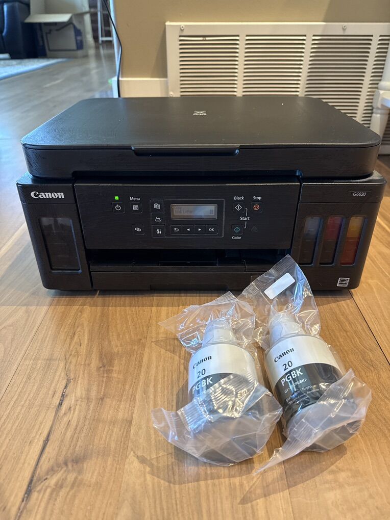 Canon Pixma G6020 RefIllable Inkjet Printer