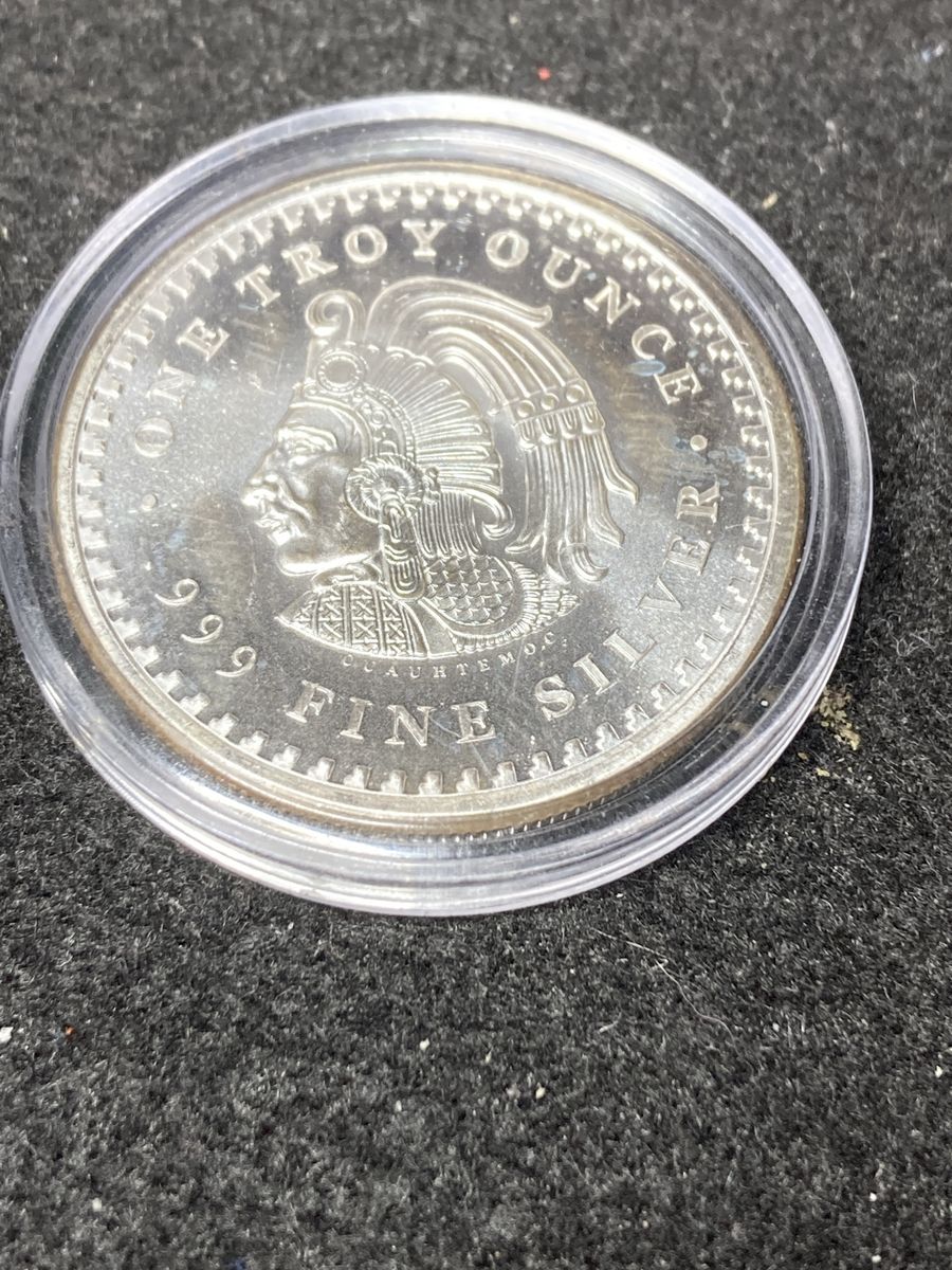 Golden State Mint 1 Oz. .999 Silver Aztec Round
