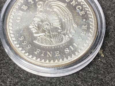 Golden State Mint 1 Oz. .999 Silver Aztec Round