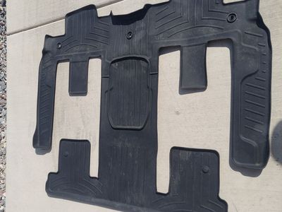 2009-2017 Enclave Chevy Traverse Acadia WeatherTech 2nd/3rd Row Rubber Floor Liner $60 ONO