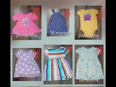 Little girls clothes assorted sizes
