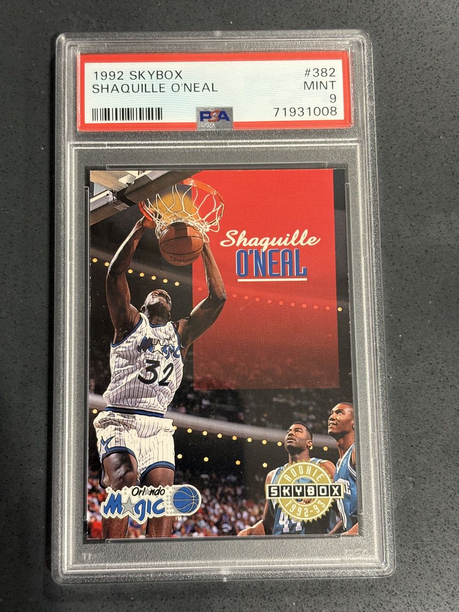 Shaq Shaquille O'Neal Rookie PSA9! Magic Lakers
