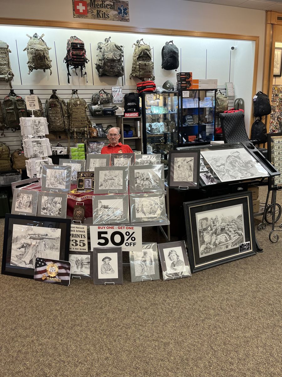 COMMERATIVE VETERAN, SKETCHES, PORTRAITS, SETTINGS & CUSTOM PORTRAITS BOGO %50 OFF! "UNITE" @ SOUTHTOWN MALL IN SANDY!