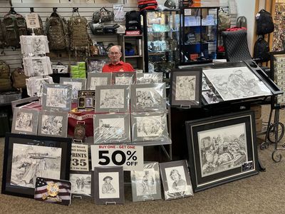 COMMERATIVE VETERAN, SKETCHES, PORTRAITS, SETTINGS & CUSTOM PORTRAITS BOGO %50 OFF! "UNITE" @ SOUTHTOWN MALL IN SANDY!