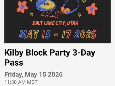 Kilby Court VIP 3 Day Pass