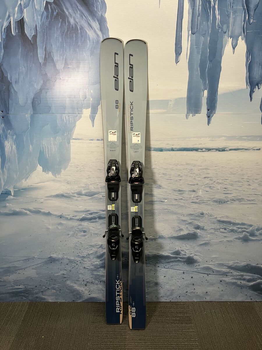 Lightly Used Elan Ripstick 88 161CM Skis 2026 w/ 25/26 ELX 11.0 GW Demo Binding