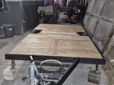 Utility Trailer with Wood Deck - Ready for Hauling