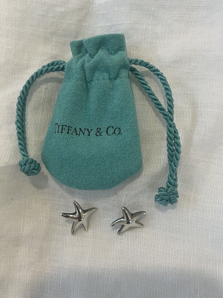 Tiffany Elsa Peretti Starfish Earrings