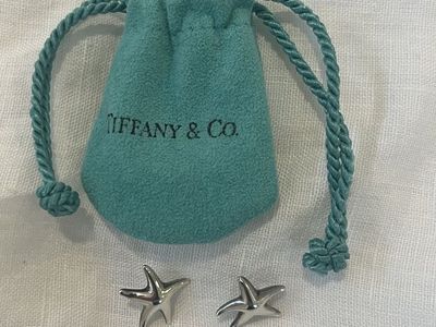 Tiffany Elsa Peretti Starfish Earrings