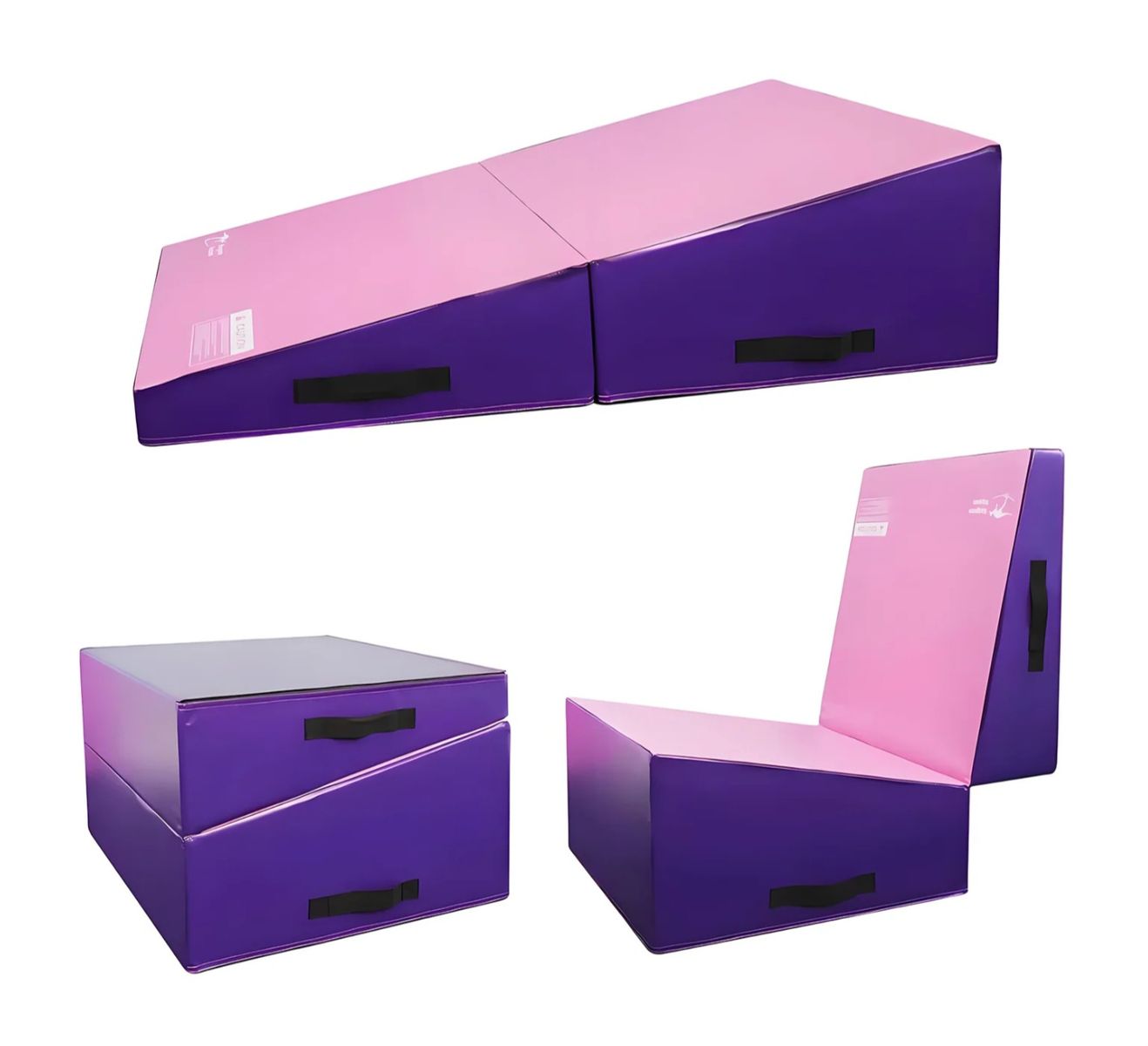 New in Box Kangaroo Hoppers Gymnastics Tumbling Cheese Wedge Mat (M/L)