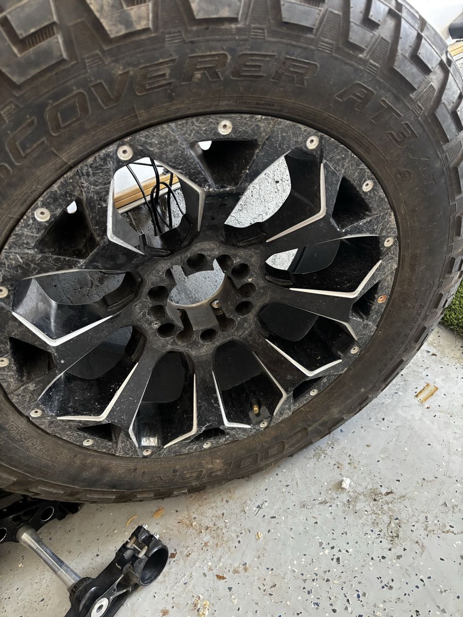 2 wheels and tires. 6x5.5 and 6x135