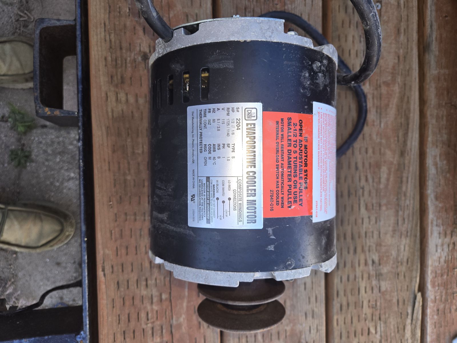 Swamp cooler motor for sale