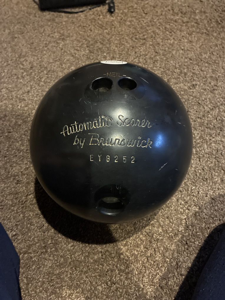 Bowling Ball With Bag