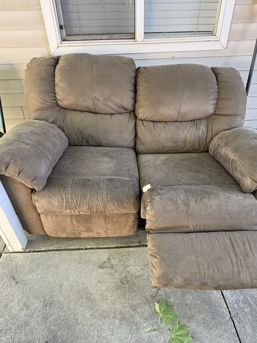 Recliner loveseat, free