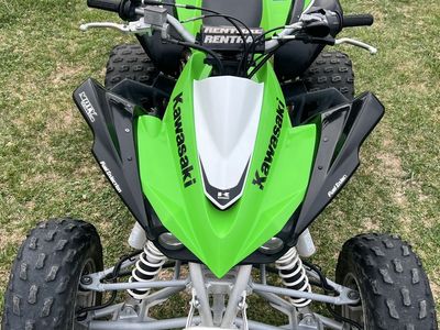 Kawasaki KFX450R Sport ATV - Fuel Injected Green & Black Four-Wheeler
