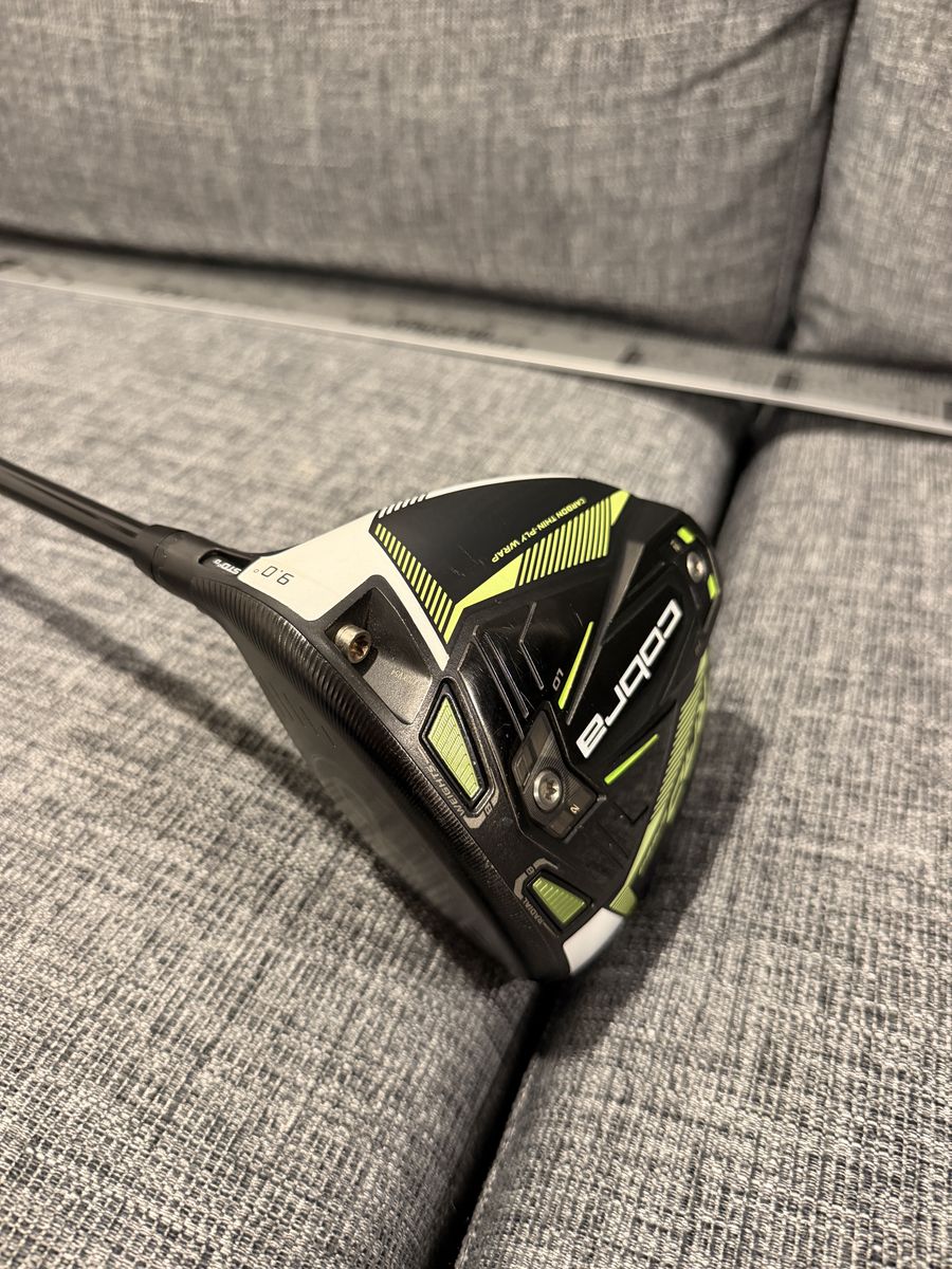 Cobra Radspeed 9* Driver Hzrdus Blue 6.0 60g Stiff W/Head Cover - Excellent