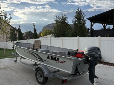 2016 Alumacraft v16 fishing boat 2 hours