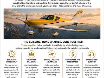 Golden Wings Team - Time Building Program - Bristell Classic