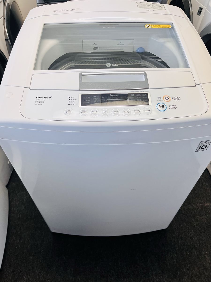 LG super capacity top load washing machine