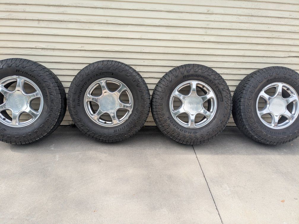 265/70R17 truck tires and wheels