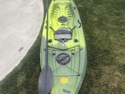 Lifetime Tamarack 10 ft Angler Kayak Sit-on-Top Fishing Kayak with Paddle