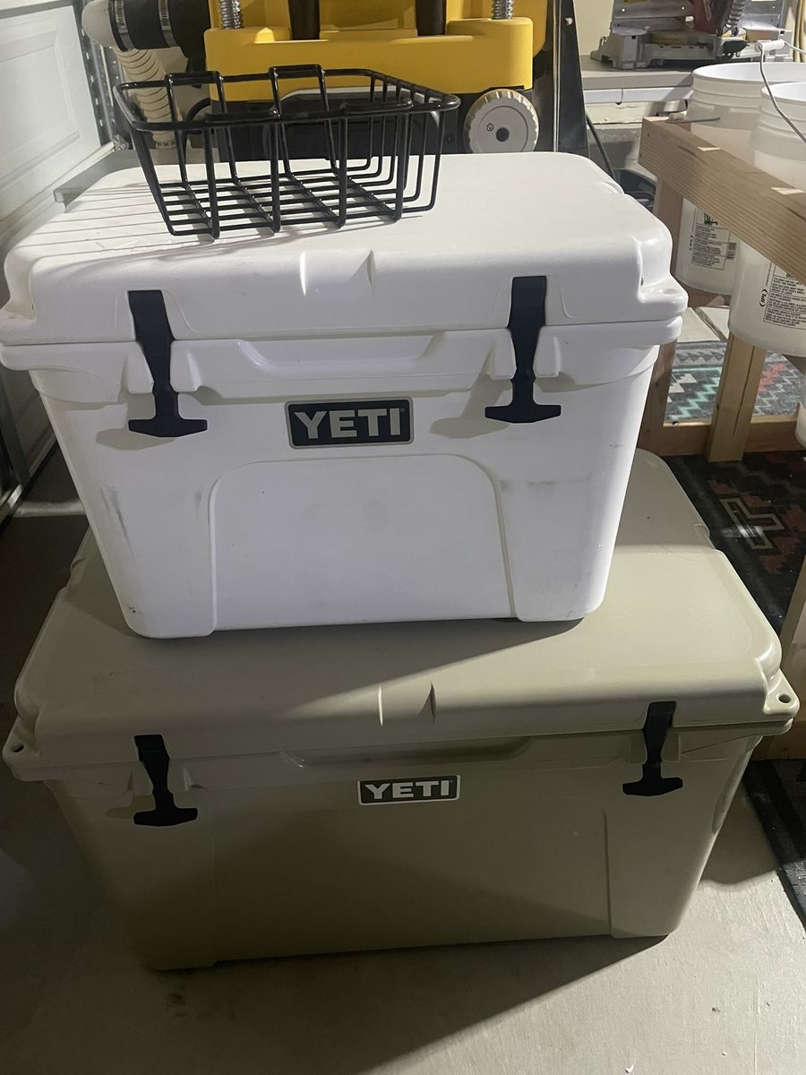 YETI Tundra 105 + Tundra 35 – Great Condition – With Baskets