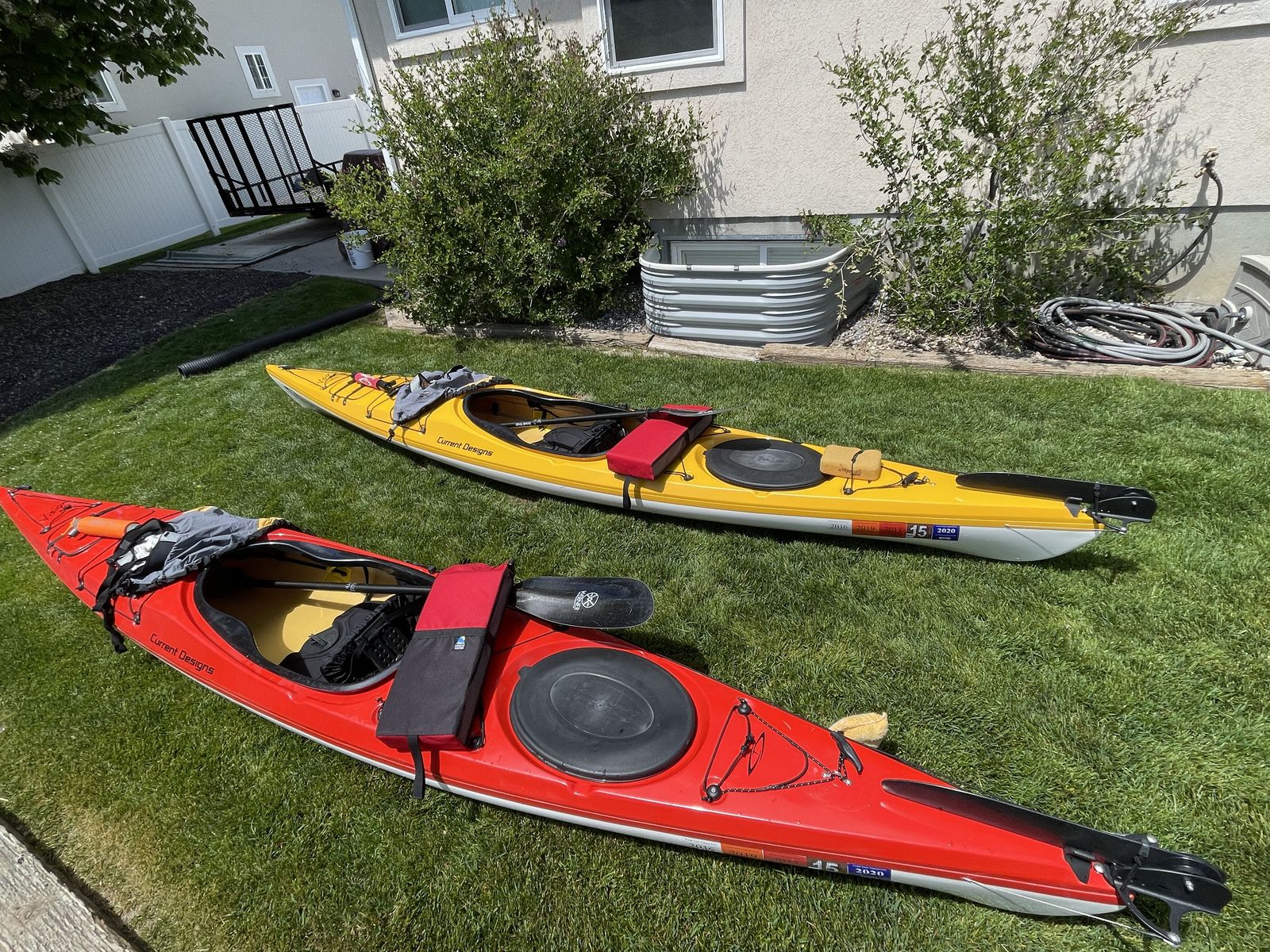 Kayak - Current Designs Vision 140 with rudder