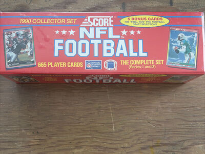 NFL 1990 Score Collector Set Football Cards