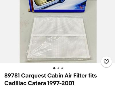 CARQUEST premium cabin filter
