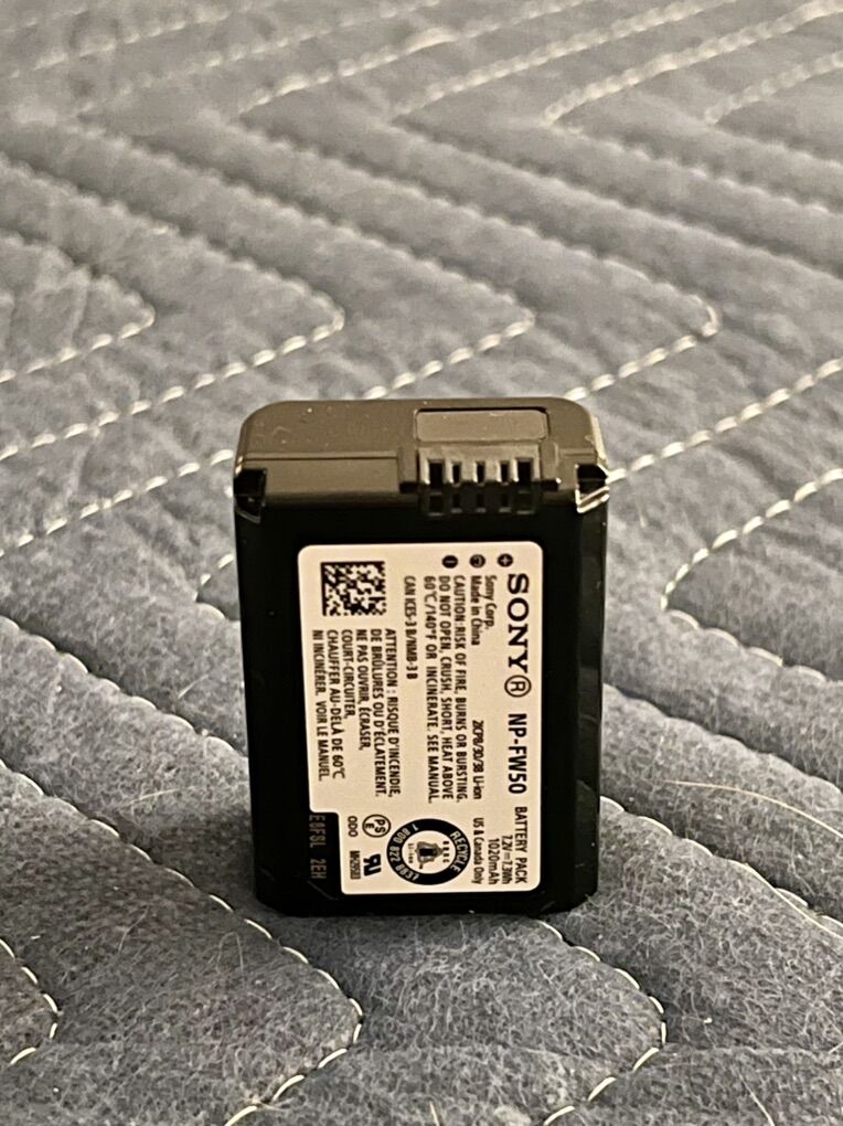 Sony np-fw50 battery